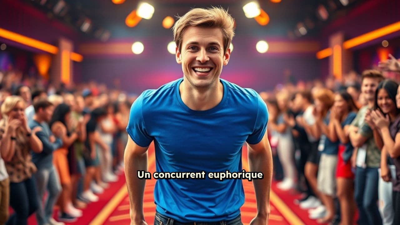 Un concurrent heureux à "The Price is Right"