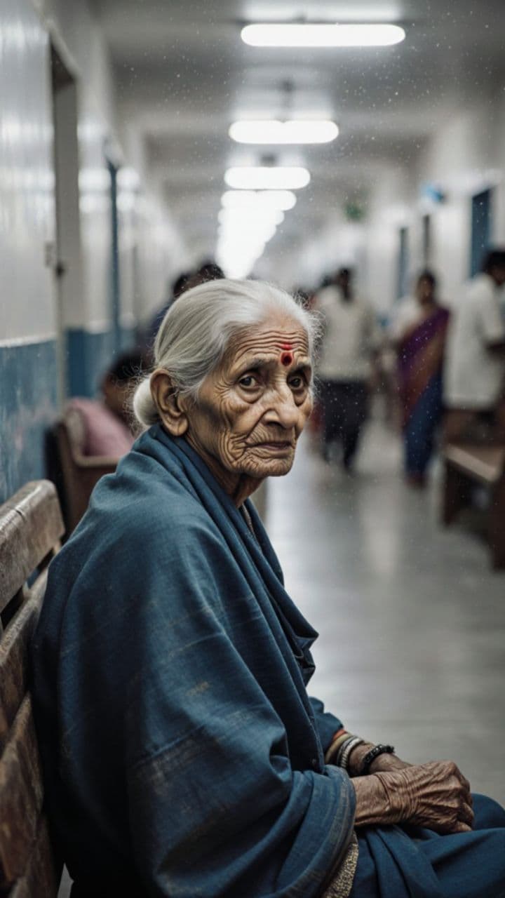 बुजुर्ग महिला की अस्पताल में मौत