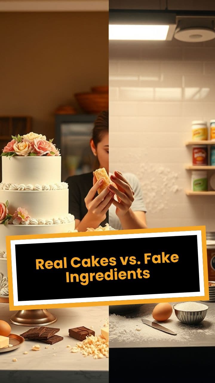 Real Cakes vs. Fake Ingredients