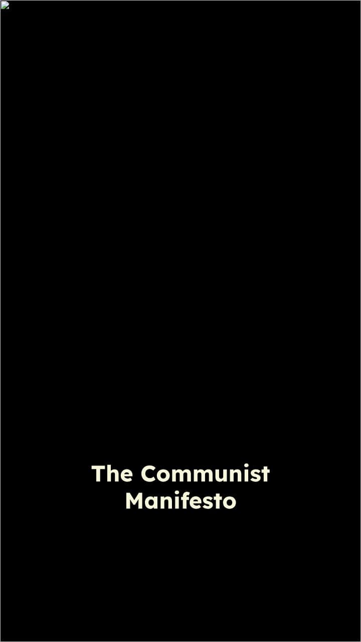 The Communist Manifesto