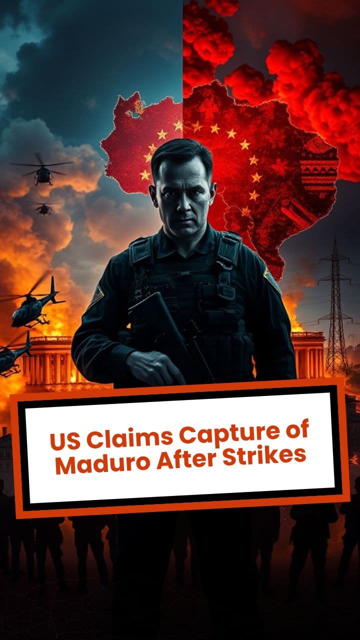 US Claims Capture of Maduro After Strikes
