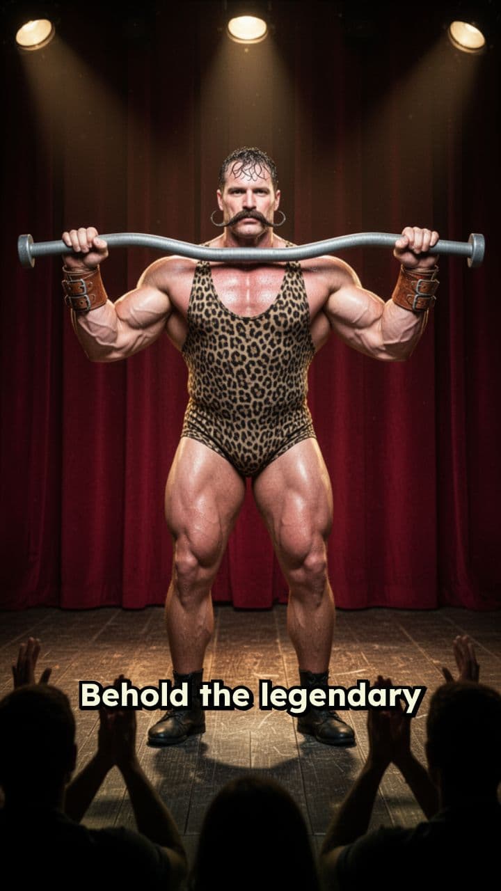 The Living Strongman Poster