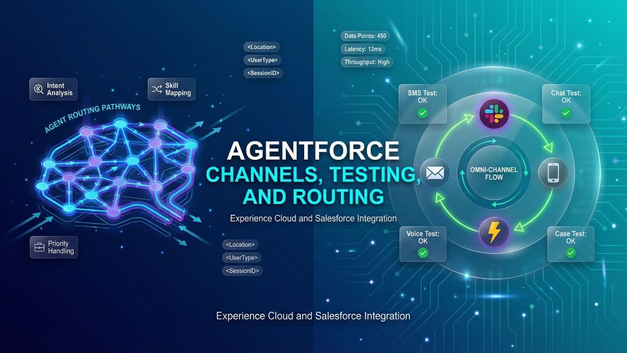 Agentforce Channels, Testing, and Routing
