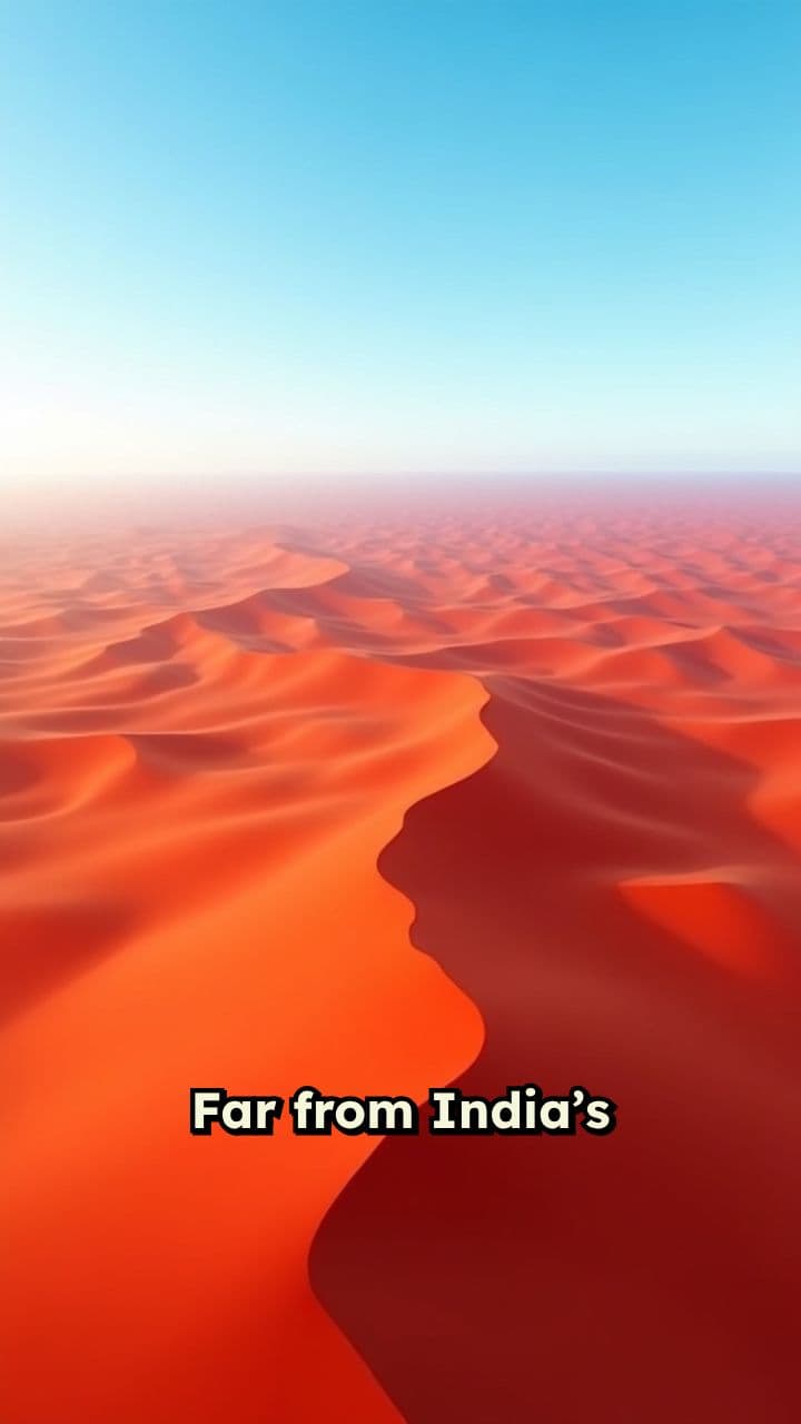 Theri Kaadu: India's Red Sand Desert