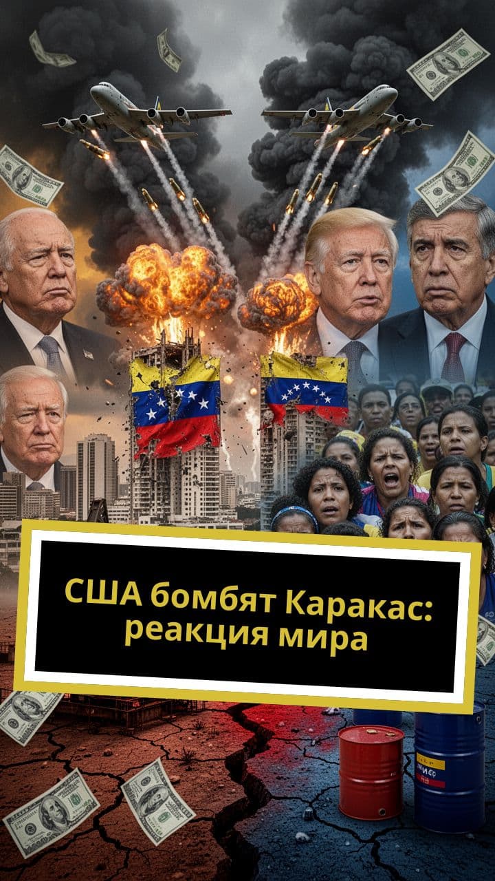 США бомбят Каракас: реакция мира