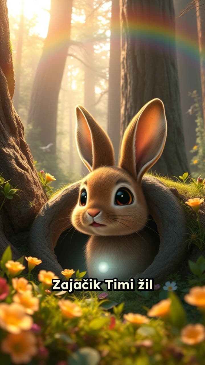 Príbeh o zajačikovi Timim a svietiacom kameni