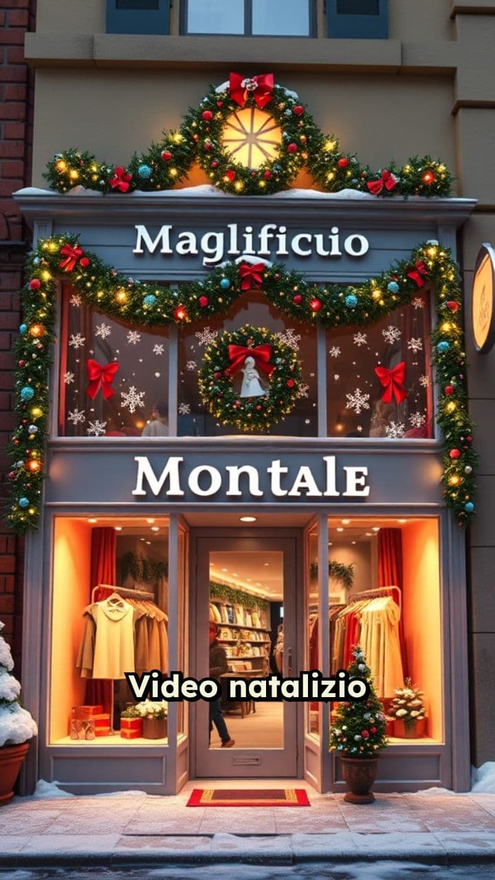 Maglificio Montale: Maglieria e Atmosfera Natalizia