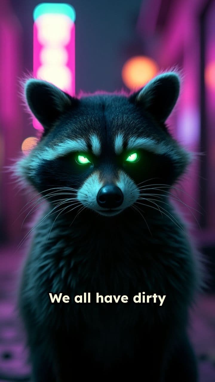 Dirty Thoughts in a Neon Alley