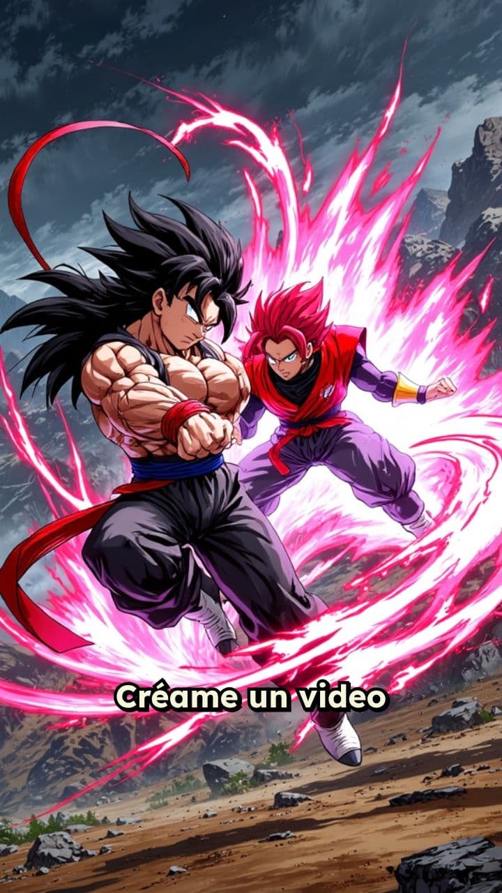 Goku SSJ4 vs Goku Black Rose