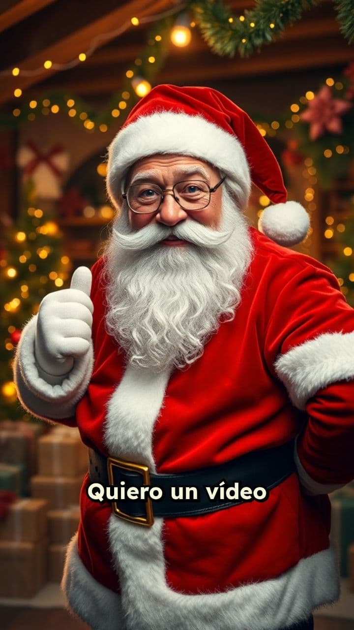 Mensaje de Papá Noel para Bastian