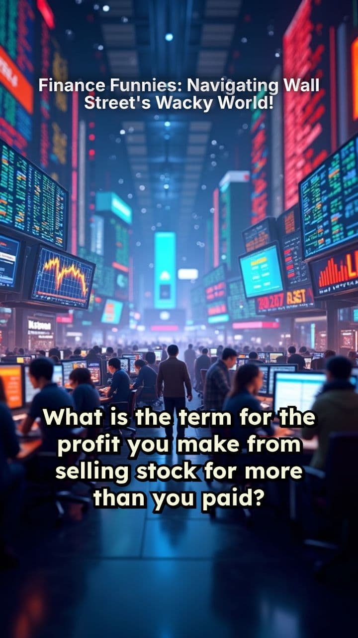 Finance Funnies: Navigating Wall Street's Wacky World!