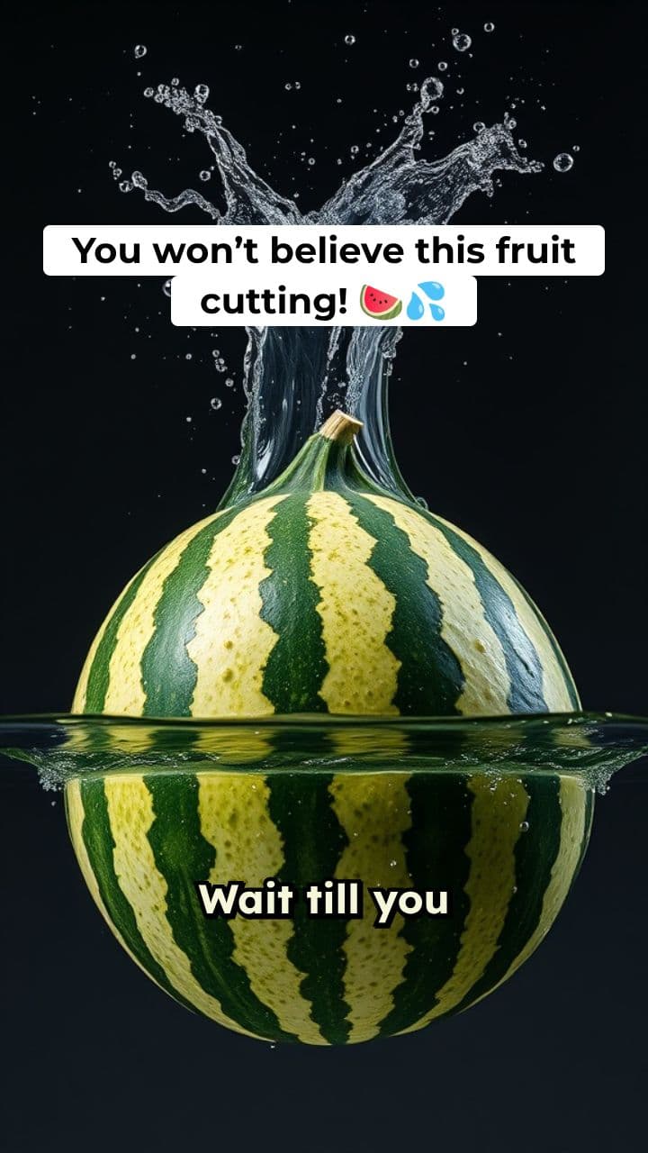 Satisfying Underwater Fruit Cutting ASMR