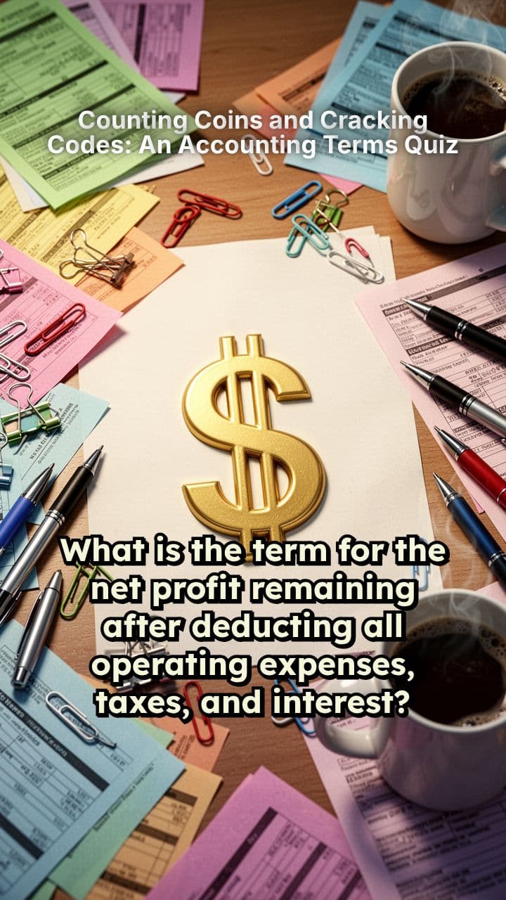 Counting Coins and Cracking Codes: An Accounting Terms Quiz