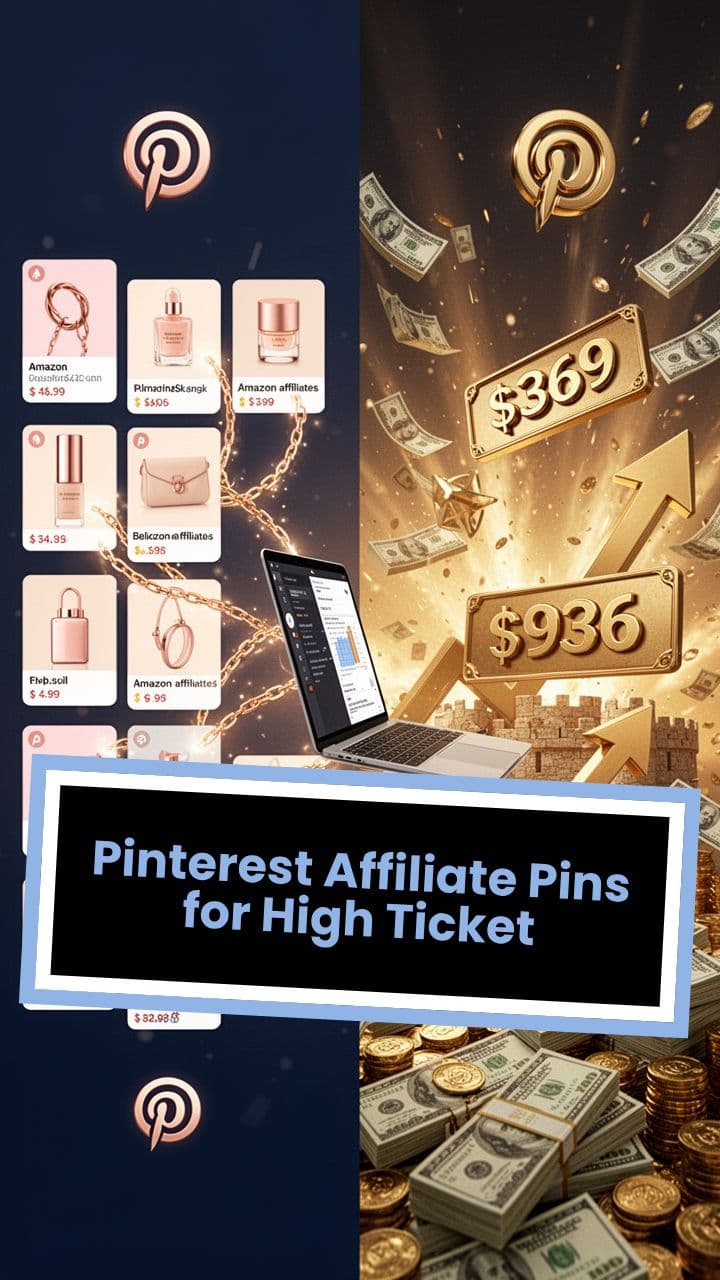 Pinterest Affiliate Pins for High Ticket