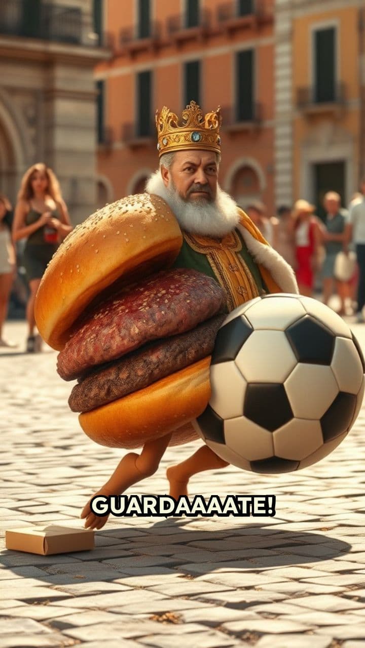 Le Avventure di BurgerRePallone: Caos Italiano!
