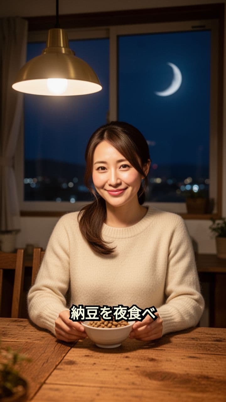 夜納豆で血液サラサラ効果倍増