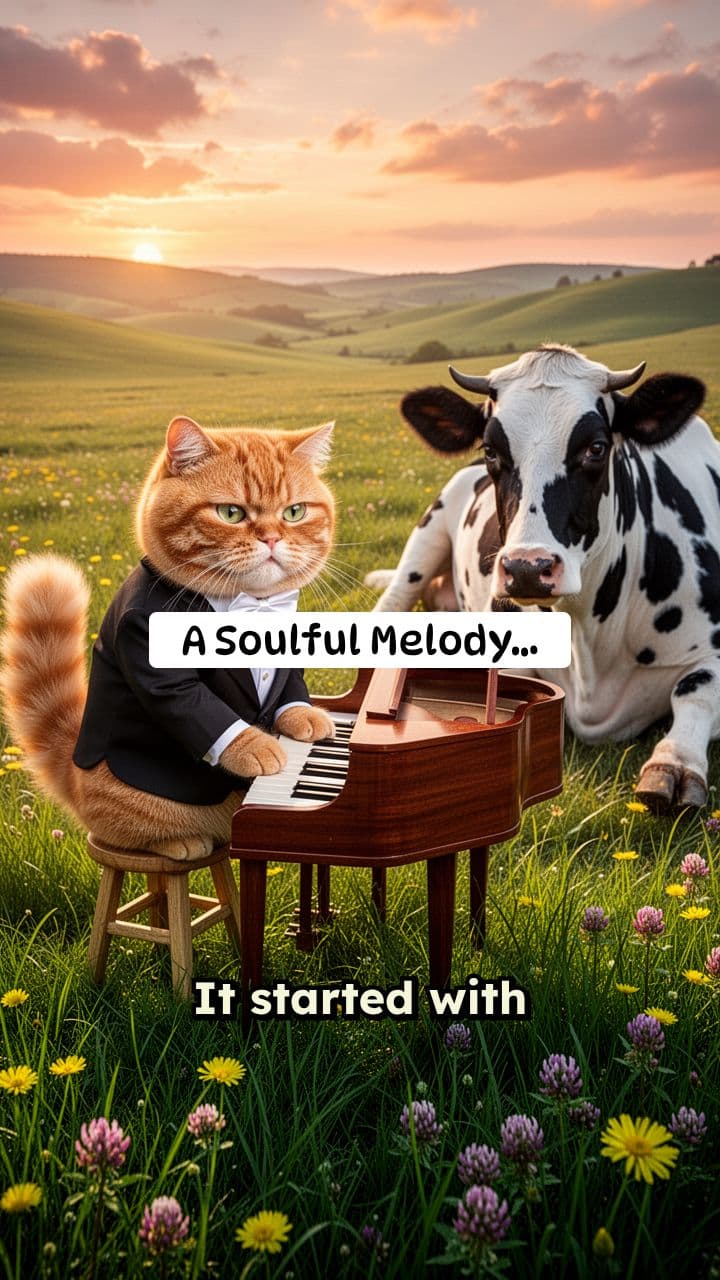 The Cat, the Cow, and the Steak