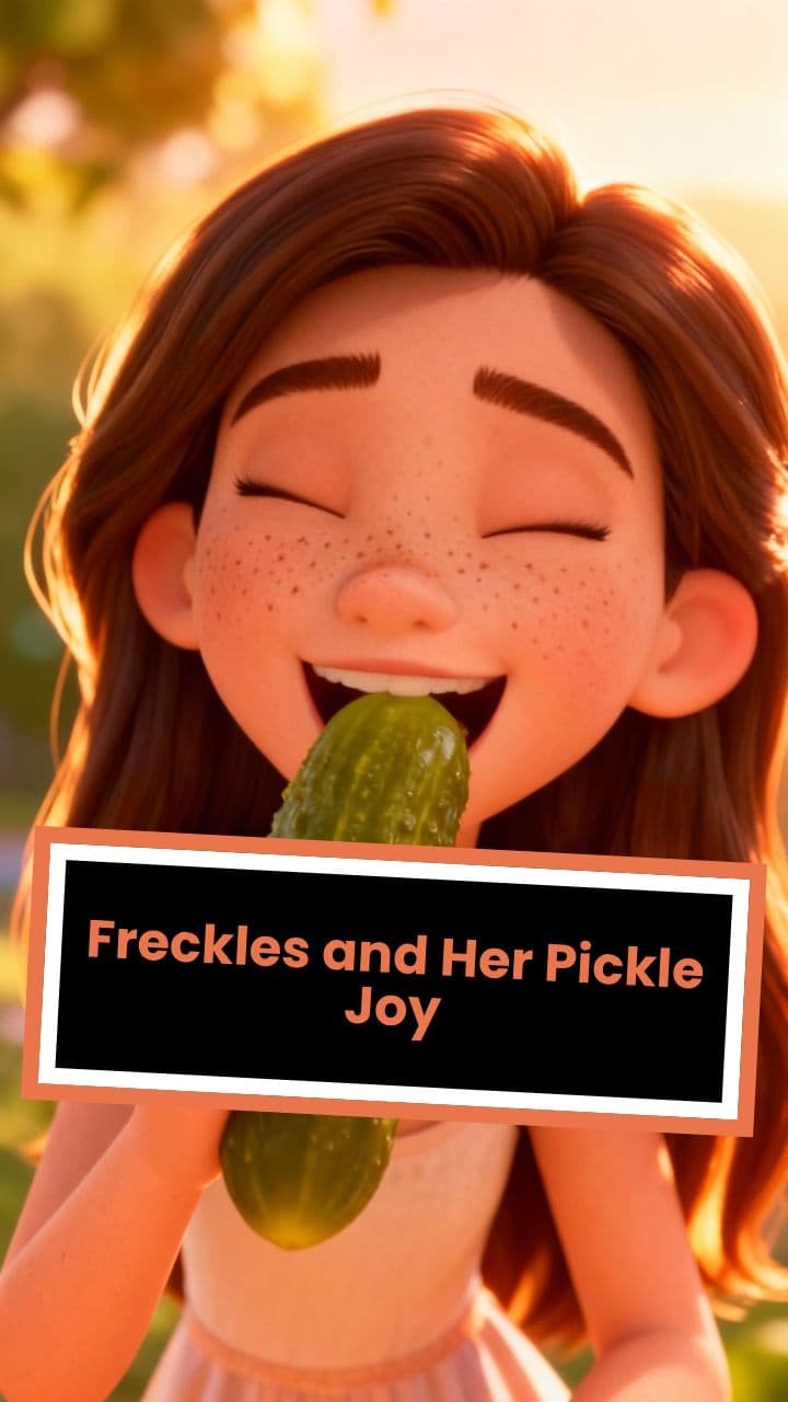 Freckles and Her Pickle Joy