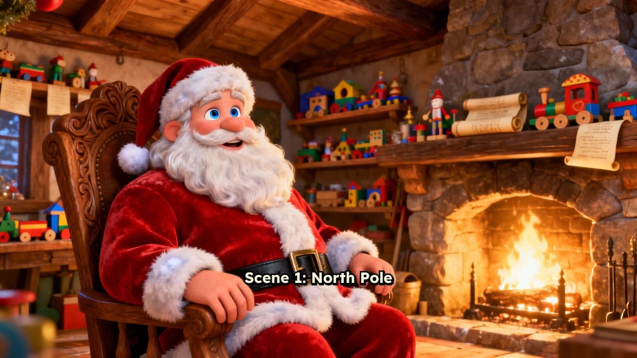 Santa’s Paris and Disneyland Surprise