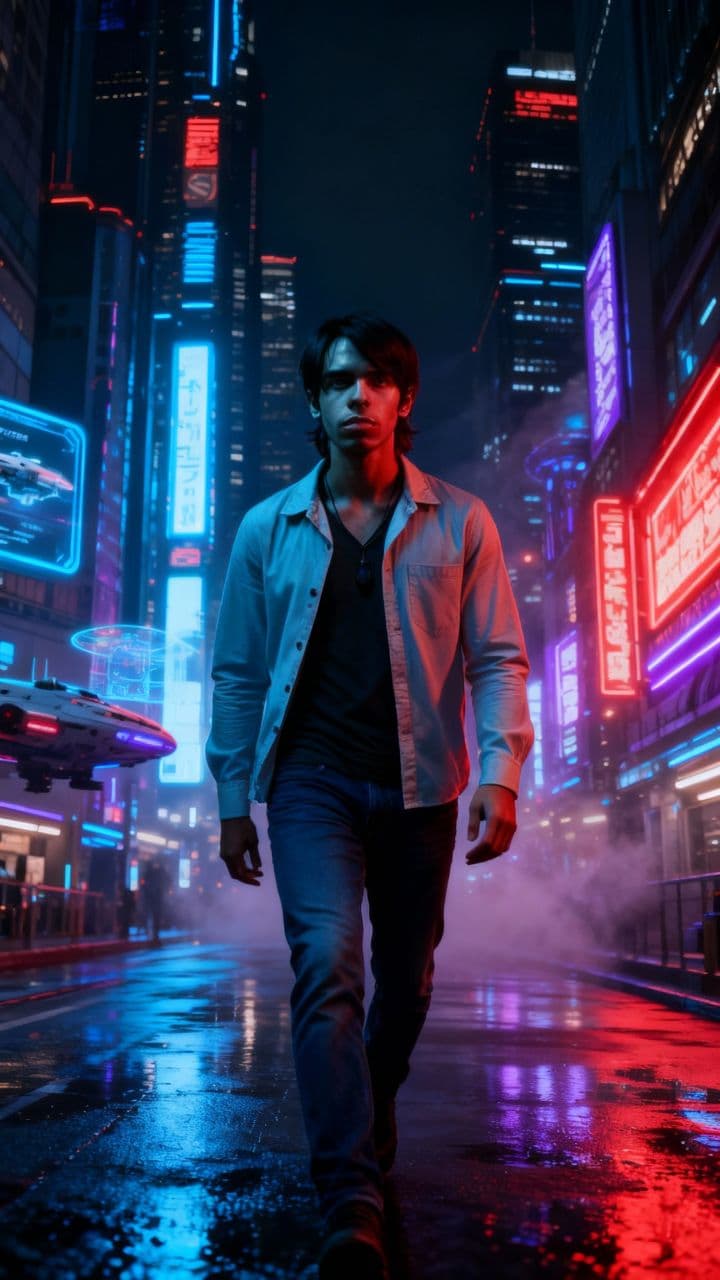 Neon Dreams of Tokyo Night