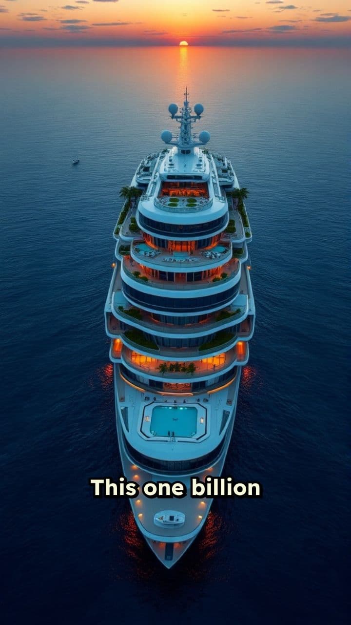 Inside the Billion-Dollar Mega Yacht