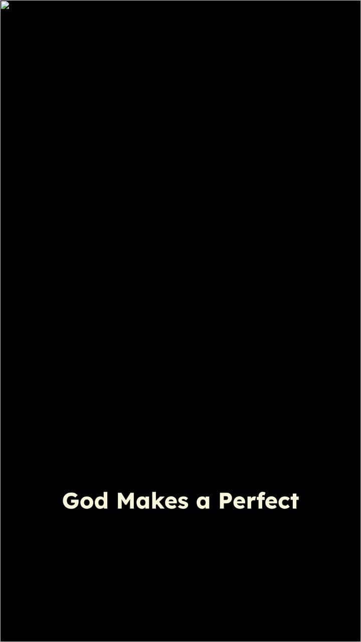 A Perfect World Created by God