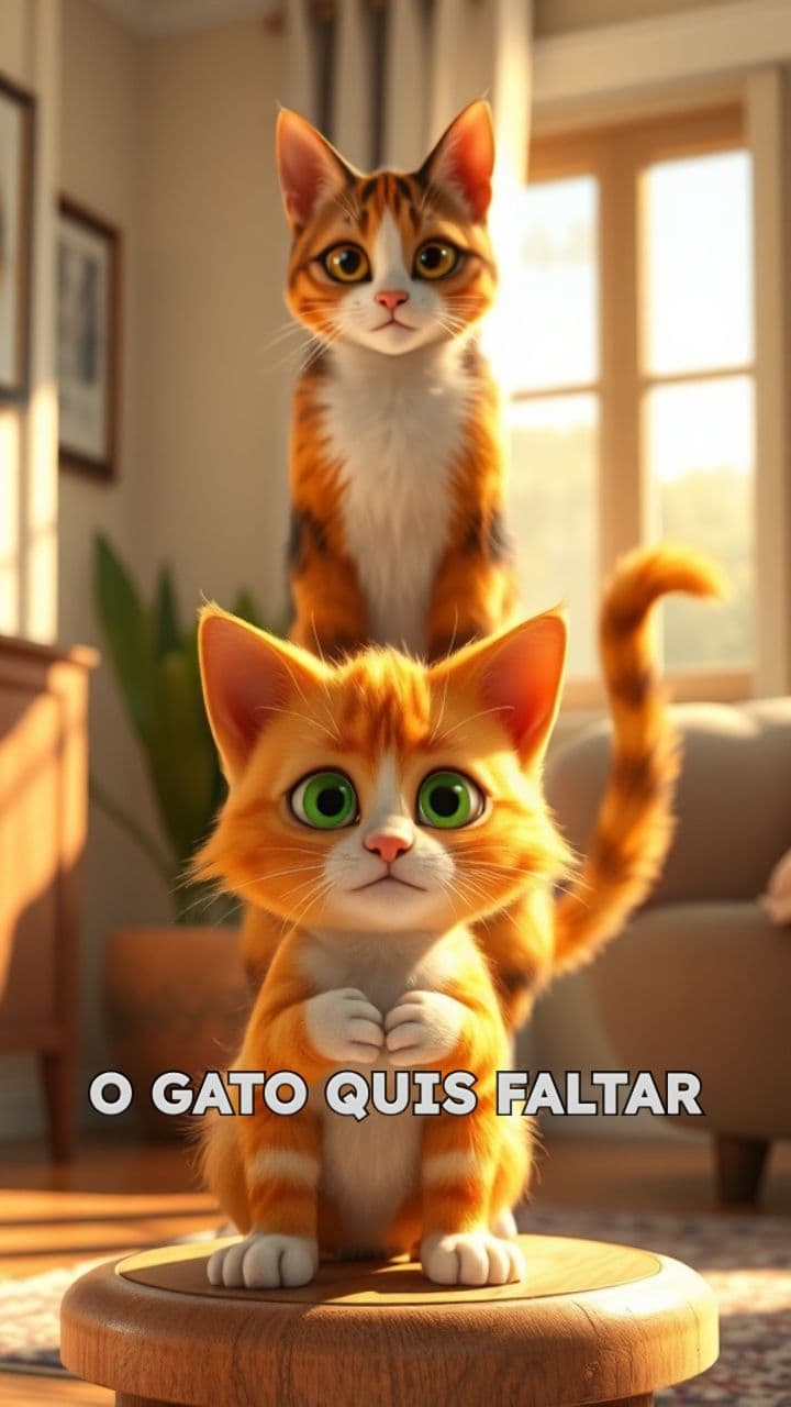 O castigo do gato travesso