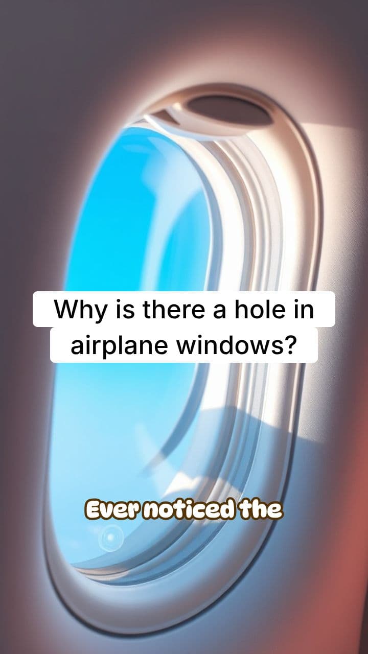 Why Do Airplane Windows Have That Tiny Hole at the Bottom? | RapidSmartFacts