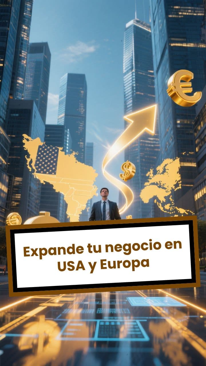 Expande tu negocio en USA y Europa