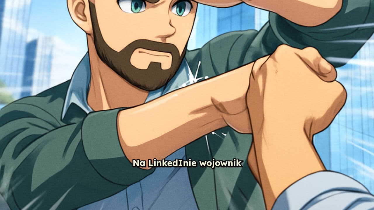 LinkedInowy Wojownik i Dziadek za iPhonem