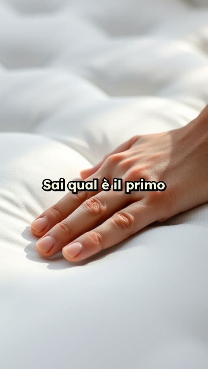 Il materasso per il tuo benessere