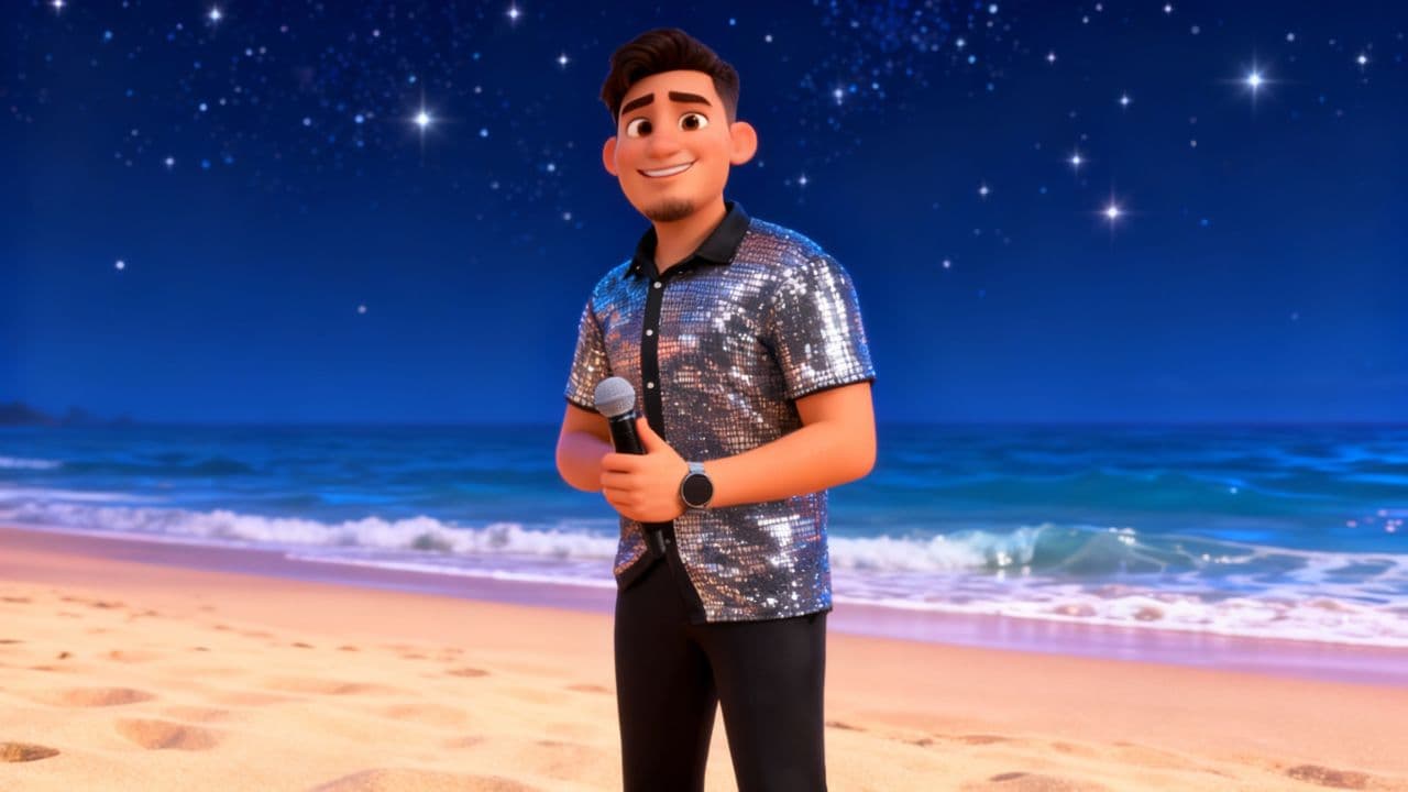 Mike en la Playa Estrellada