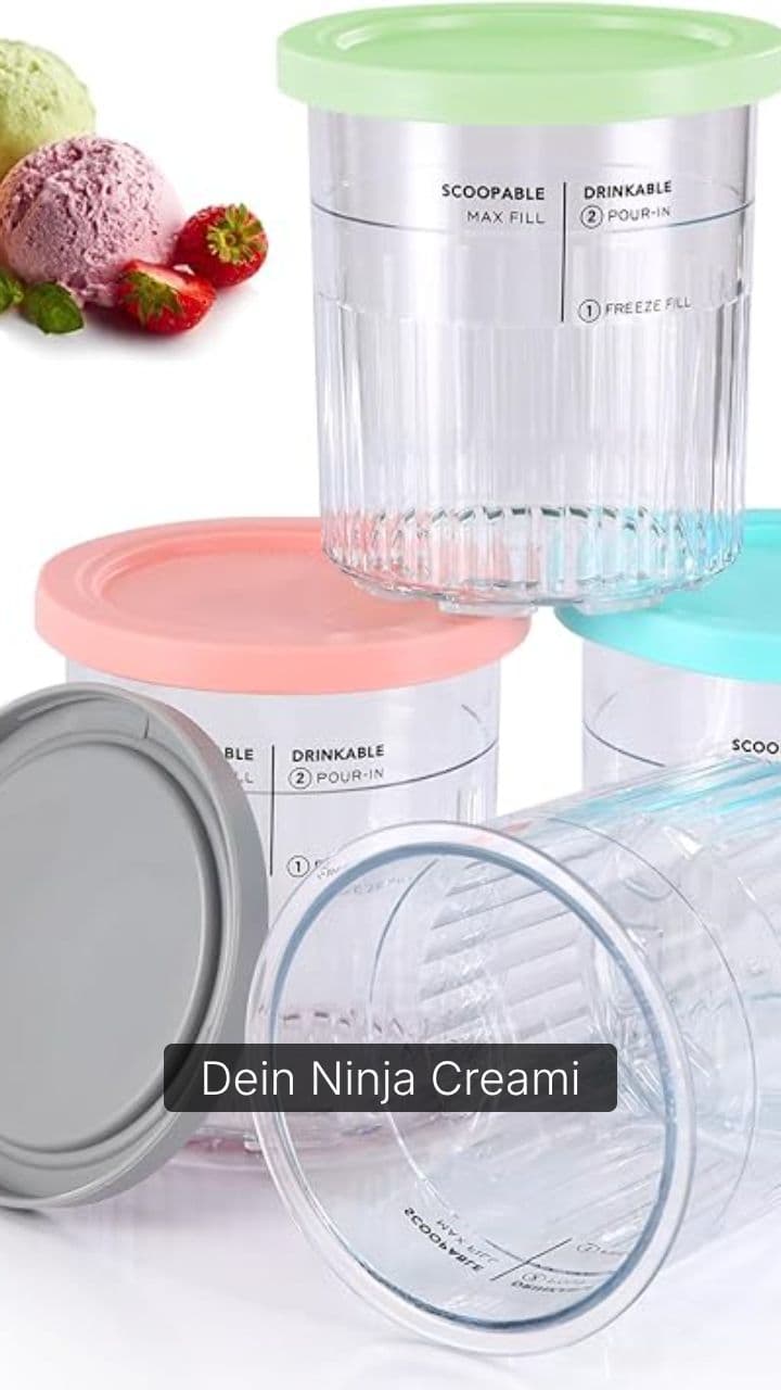 4er-Set Becher für Ninja Creami Deluxe