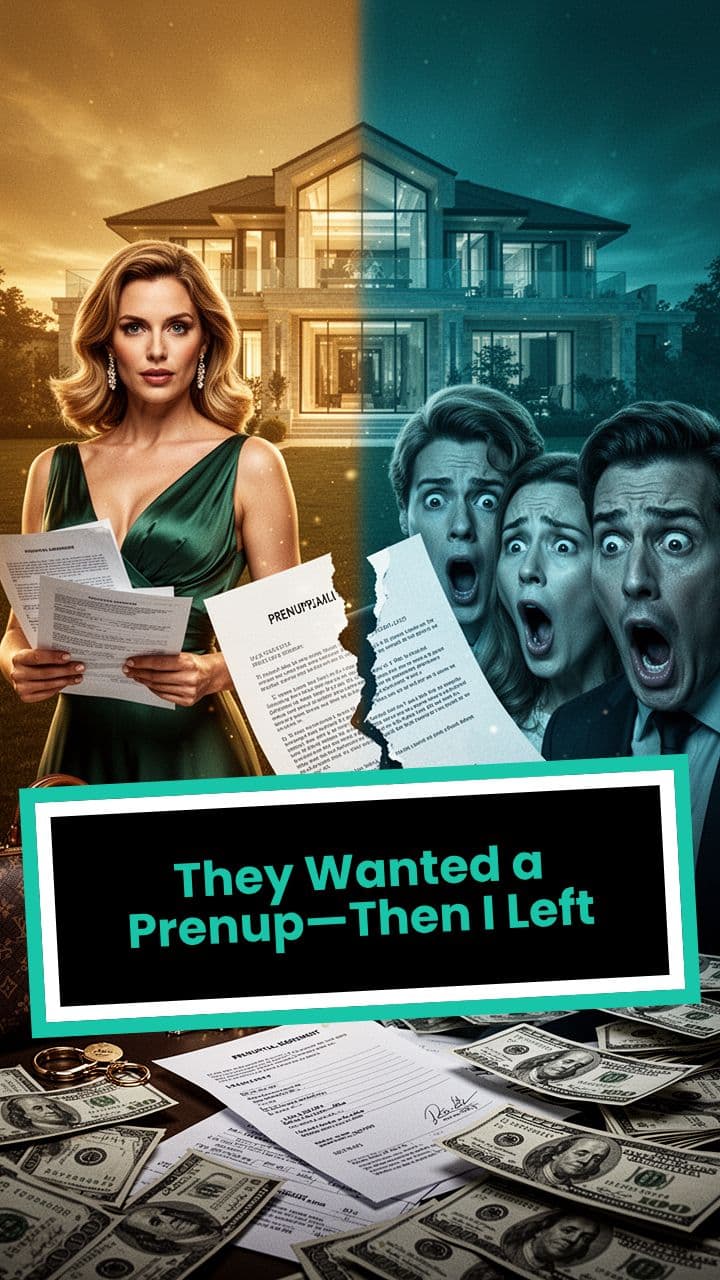 They Wanted a Prenup—Then I Left