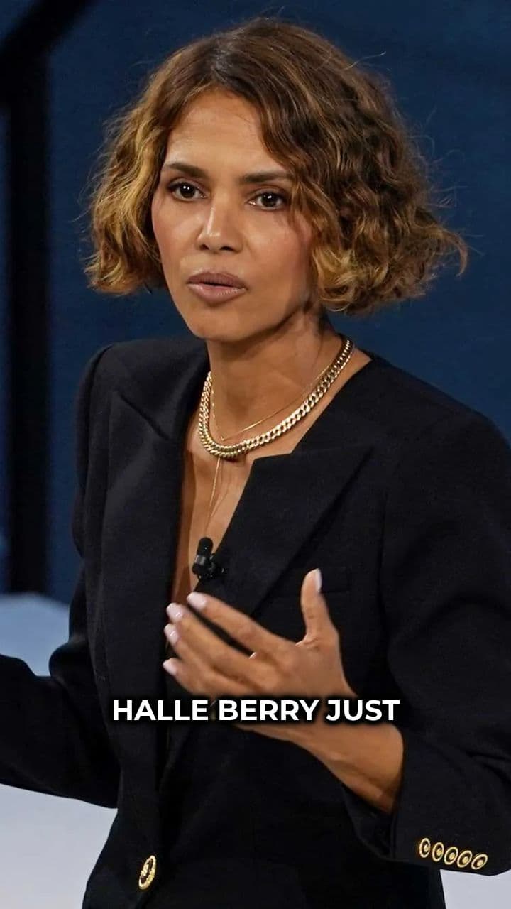 Halle Berry Calls Out Gavin Newsom Live