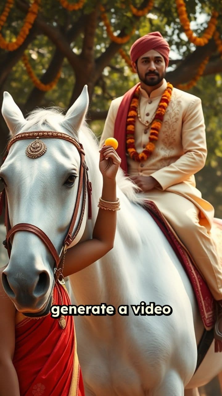 Indian Mother Feeding Sweets to Groom
