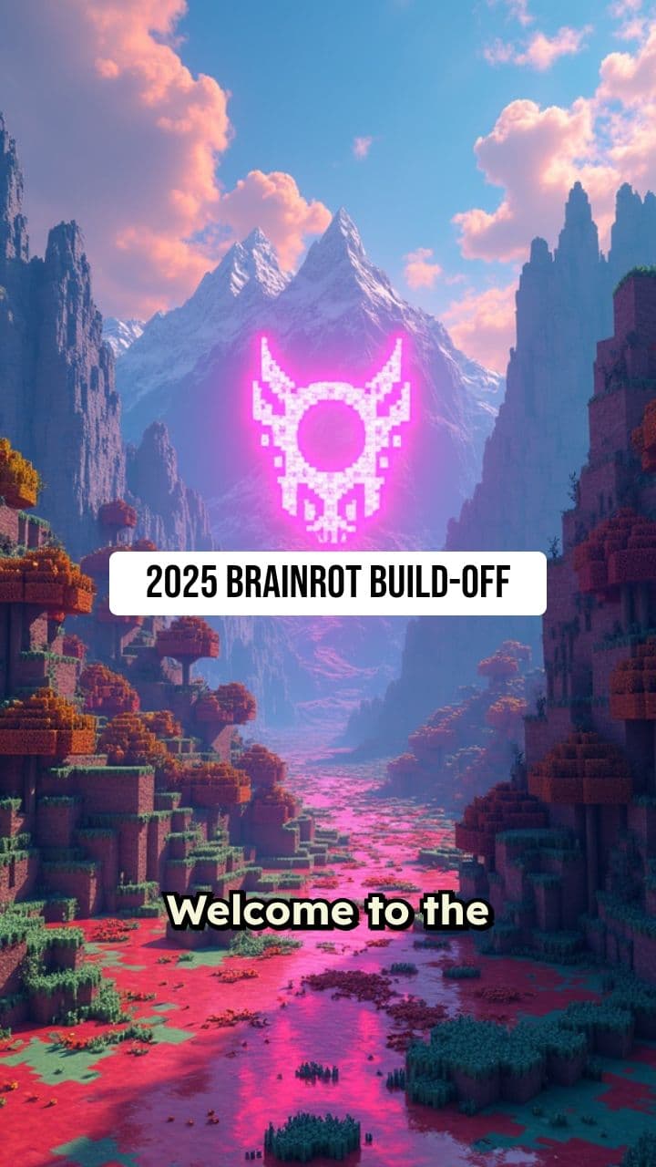 Minecraft Brainrot Build Challenge