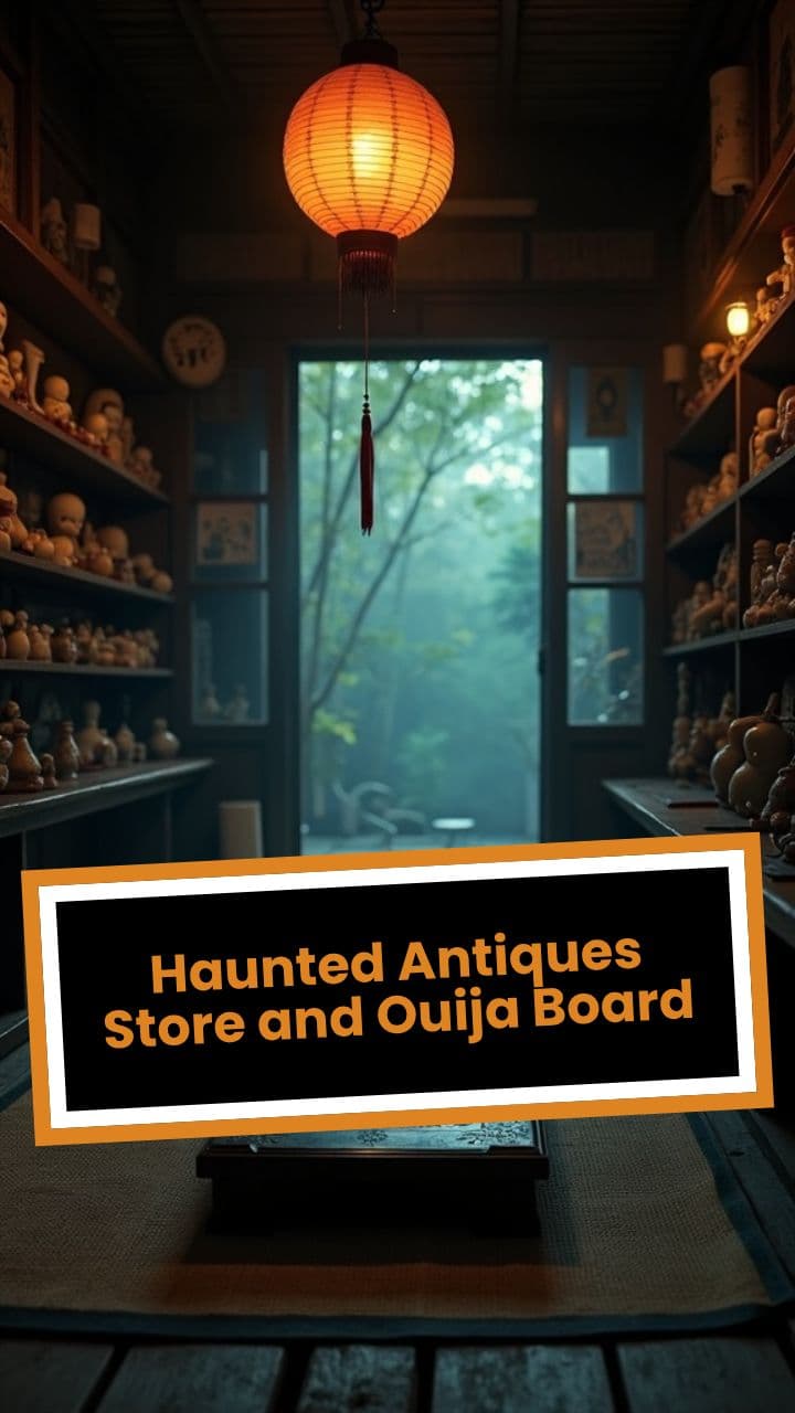 Haunted Antiques Store and Ouija Board