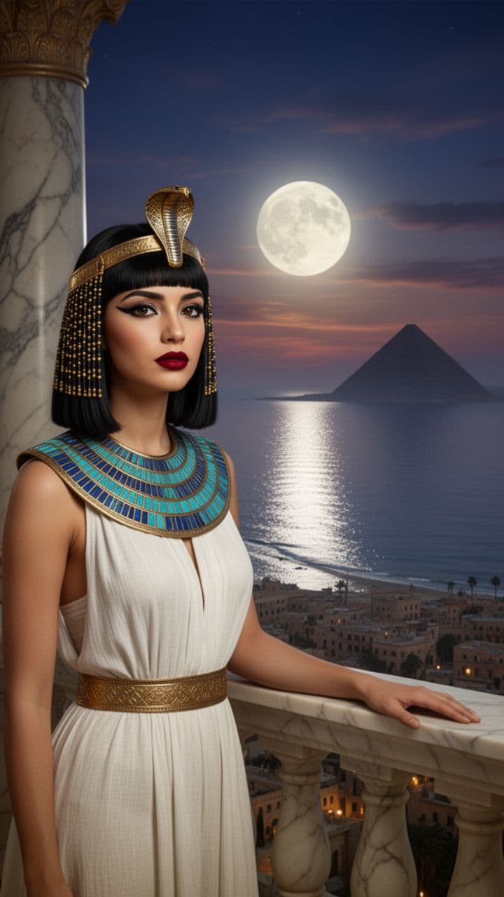 Cleopatra and the Moon Landing Timeline