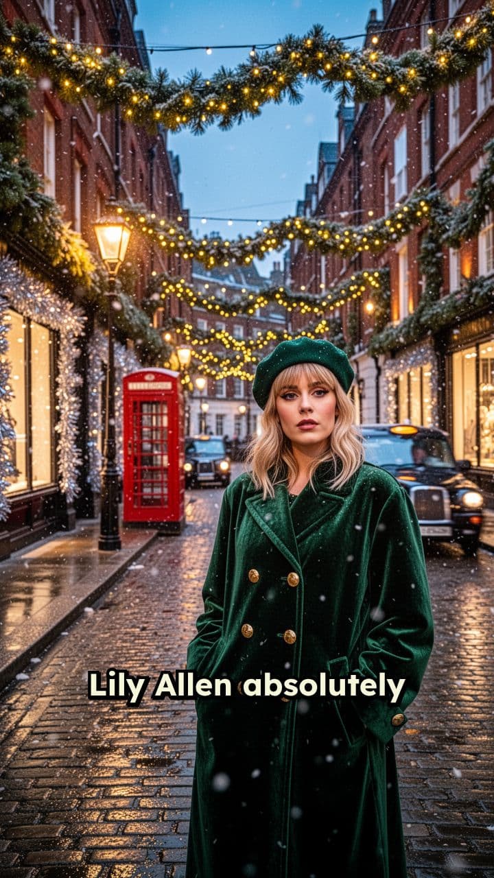 Lily Allen’s Sexy Santa Spot-the-Difference