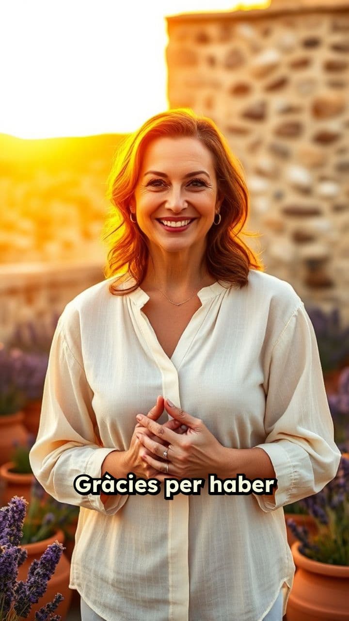 Plena d'amor i gratitud