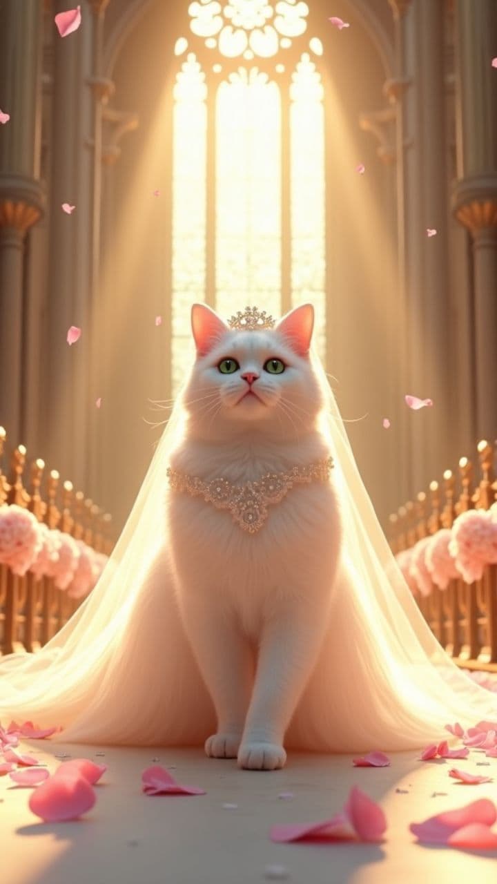 The Majestic Cat Bride