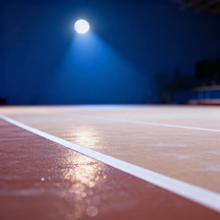 Moonlit Gymnastics Performance