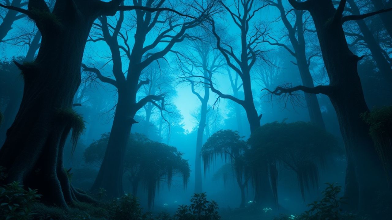 Die Waldfee im Dunkeln