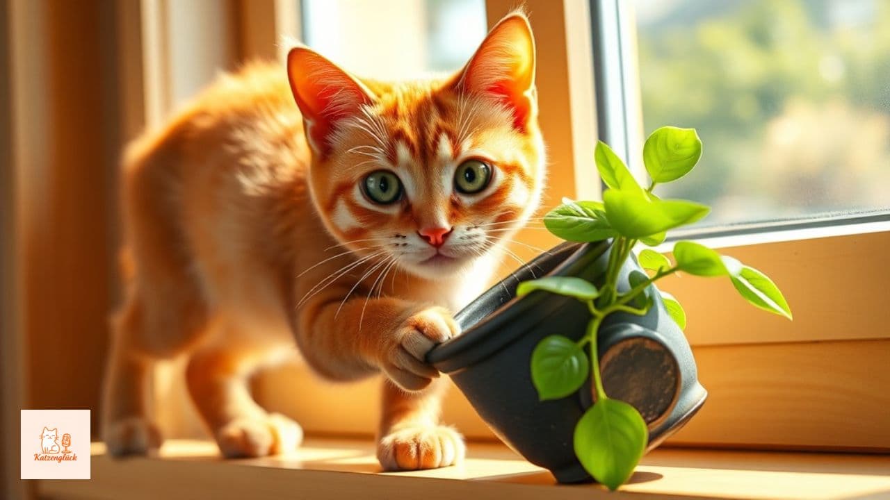 Eine Katze zerstört alles