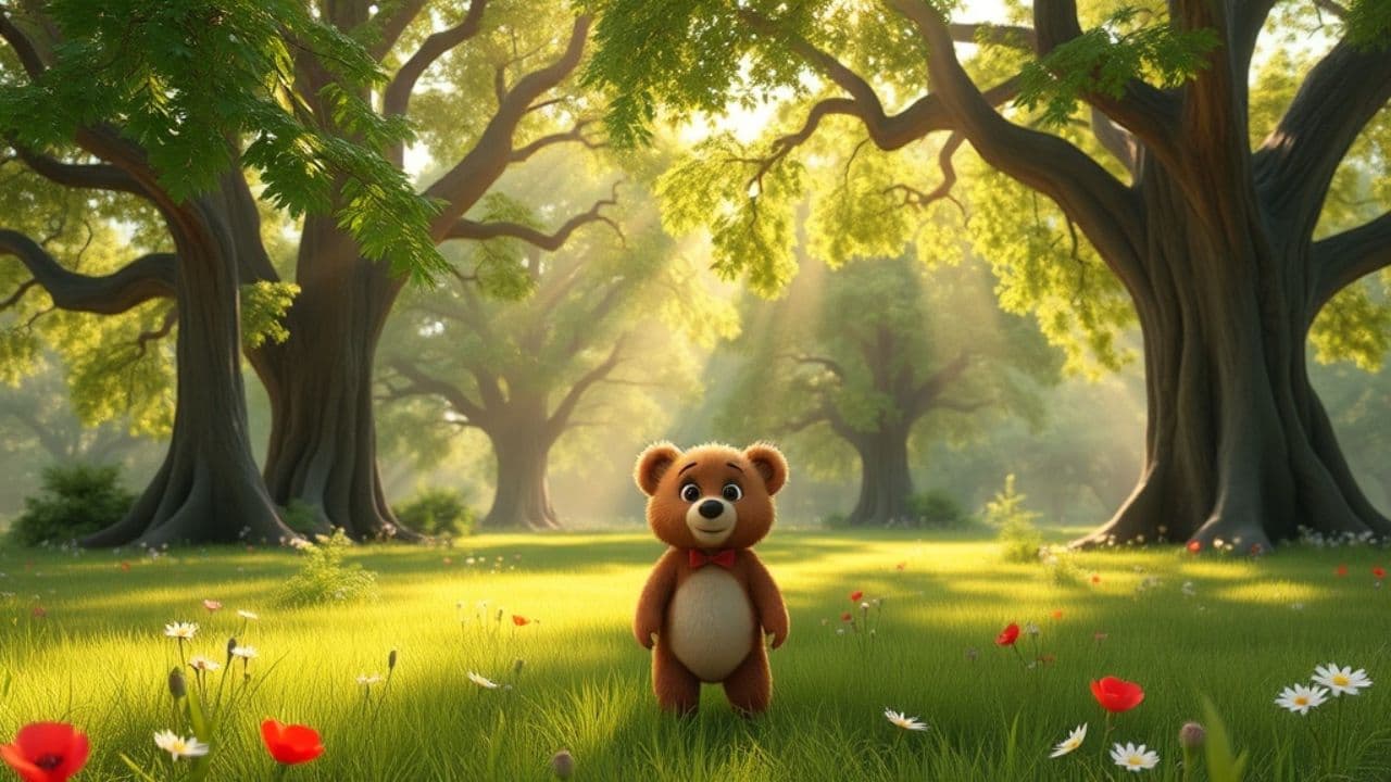 Ursulețul dansează în pădure