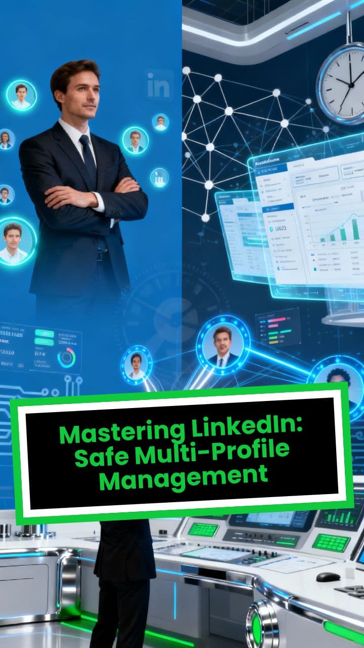 Mastering LinkedIn: Safe Multi-Profile Management