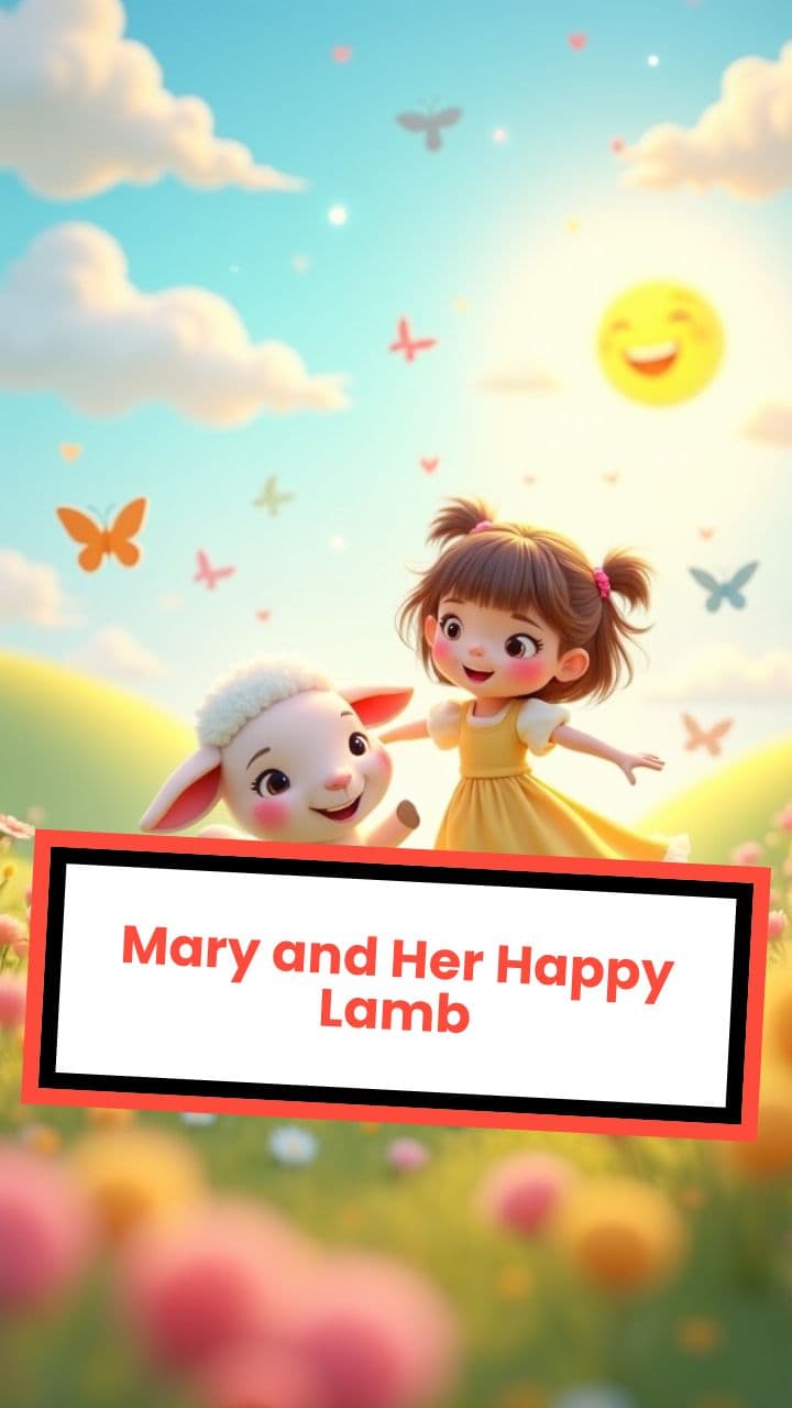 Mary and Her Happy Lamb