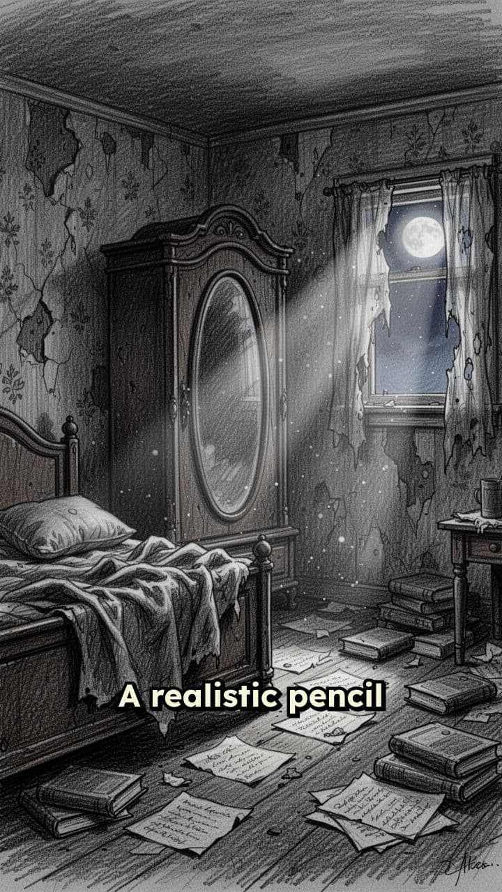 Smiling Reflection in the Dark