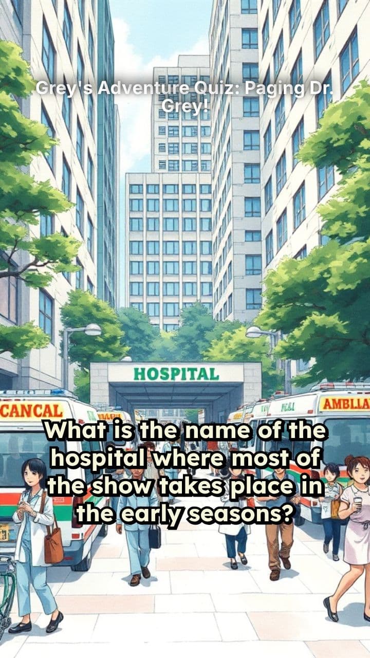 Grey's Adventure Quiz: Paging Dr. Grey!